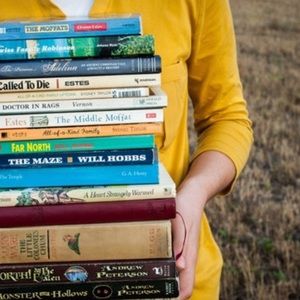 Fiction Mystery Book Box, Tea set, Vintage Jewelry, Educational Gifts, Reading